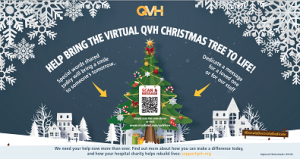 Help bring our virtual QVH Christmas tree to life..
